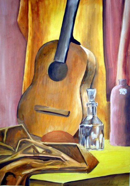 Натюрморт атрибуты искусства легкие