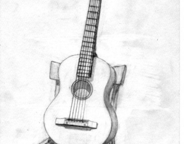 Натюрморт с муз инструментами легкий