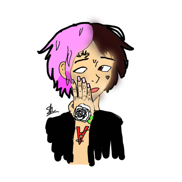 Лил пип арт мультяшный