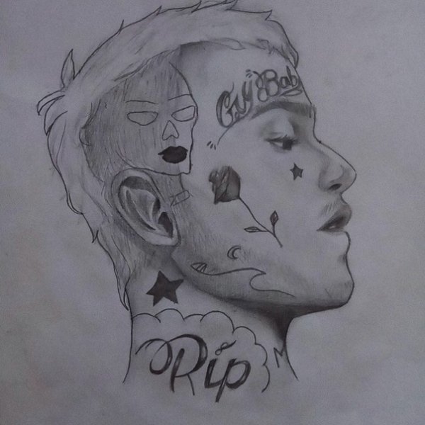 Лил пип карандашом