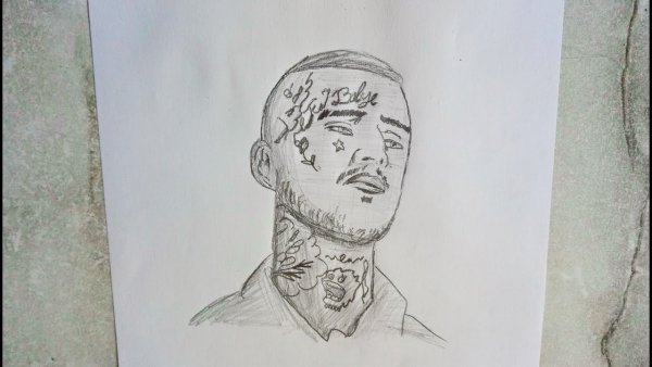Lil Peep карандашом