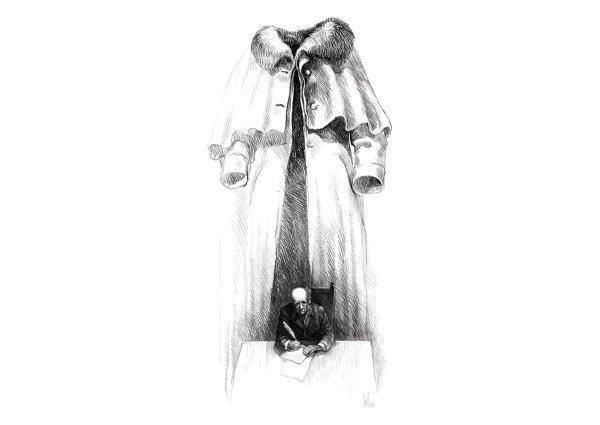 Шинель рисунок Гоголь