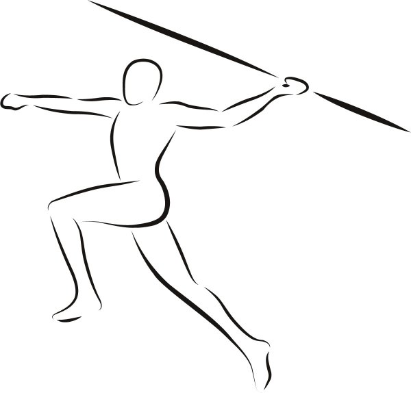 Легкая атлетика рисунок карандашом