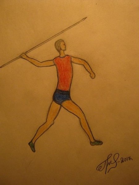 Рисунок на тему легкая атлетика