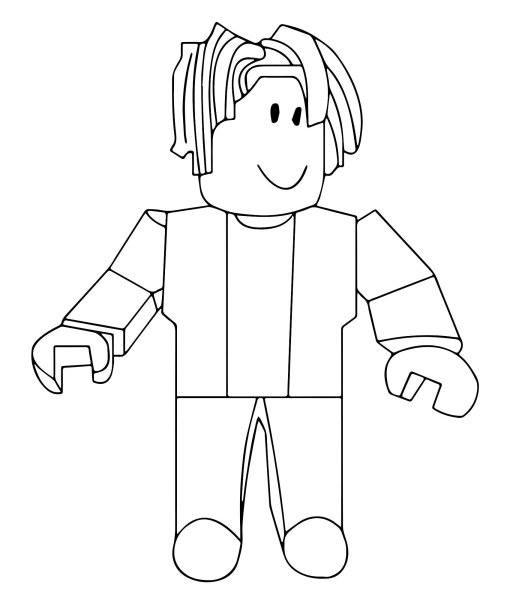 Персонажи из игры РОБЛОКС раскраски