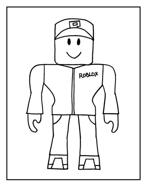 Рисунки РОБЛОКСА для срисовки