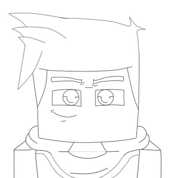 Раскраска РОБЛОКС