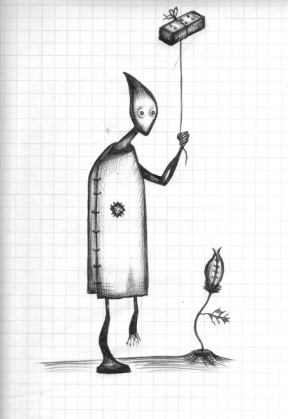 Рисунки чёрной ручкой лёгкие