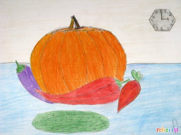 Рисование осенние дары