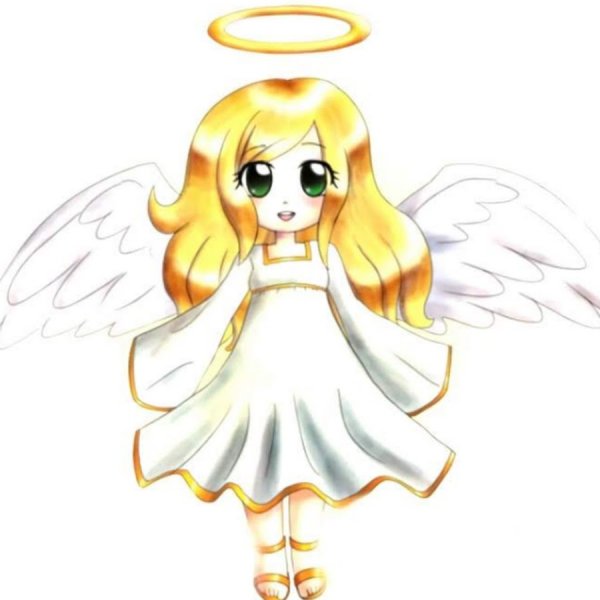 Картинки для срисовки ангел
