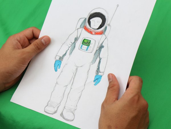 Рисование космонавт