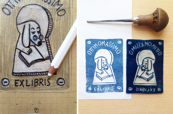Экслибрис нарисовать