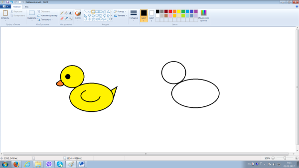 Лёгкие рисунки в пейнте