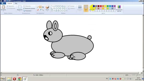 Рисование в Paint Tool Sai