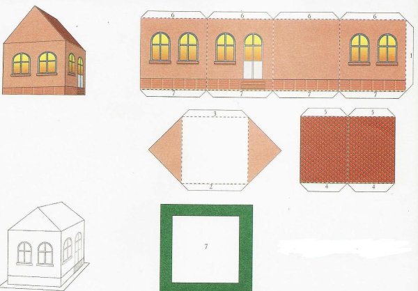 Макет домика