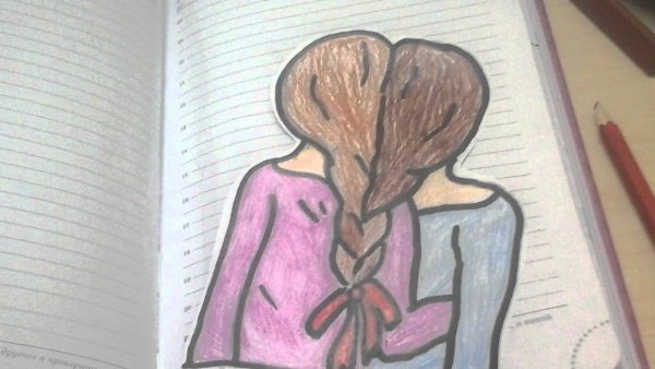 Рисунки в тетради