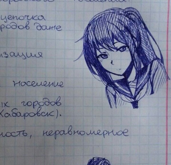 Рисунки по клеточкам ручкой