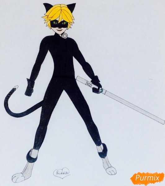 Супер кот для рисования