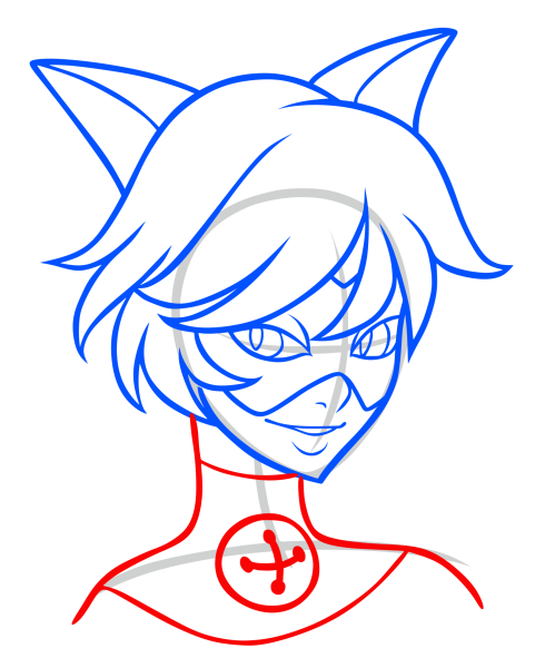 Супер кот для срисовки