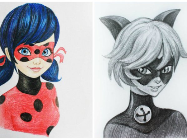 Супер кот для срисовки