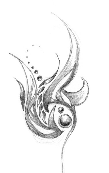 Эскизы тату карандашом