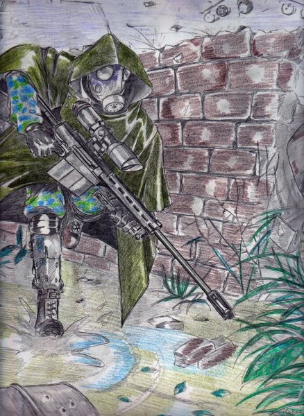 Рисунки сталкер лёгкие