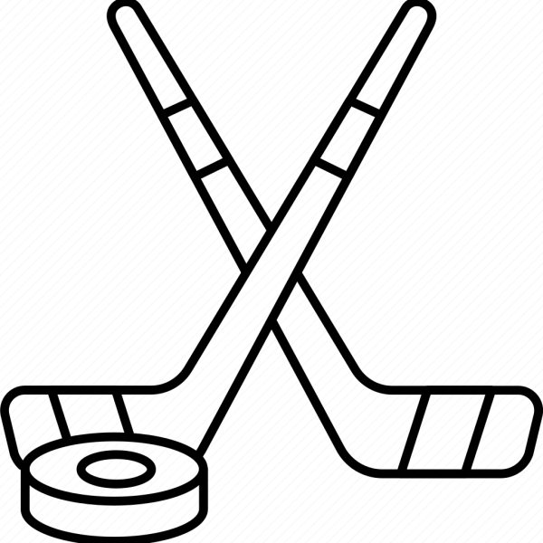 Клюшка для раскрашивания хоккейная