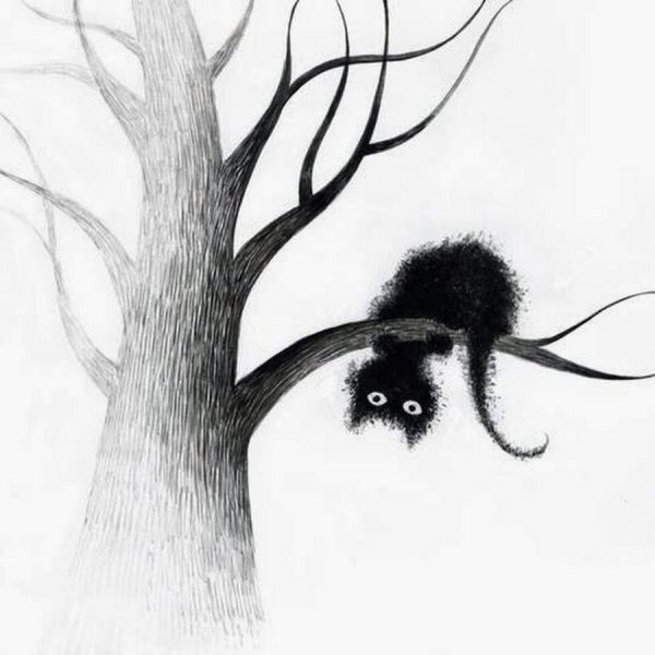 Черно белые иллюстрации