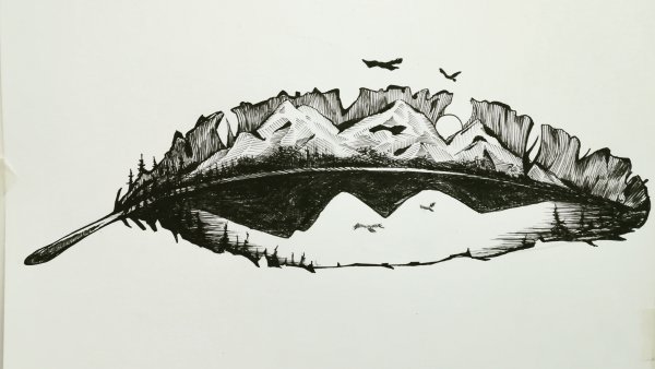 Рисование тушью для начинающих