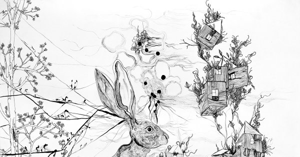 Рисунки тушью