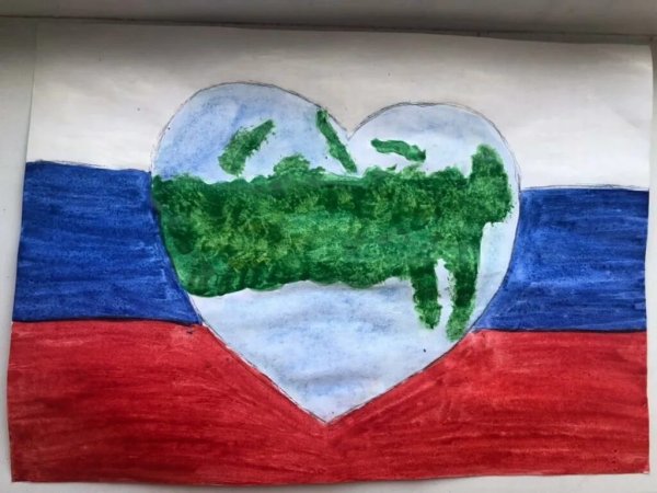 Рисунок на тему Россия лёгкий