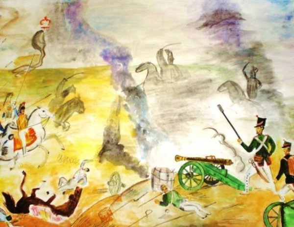 Иллюстрации к Бородино Лермонтова 5 класс