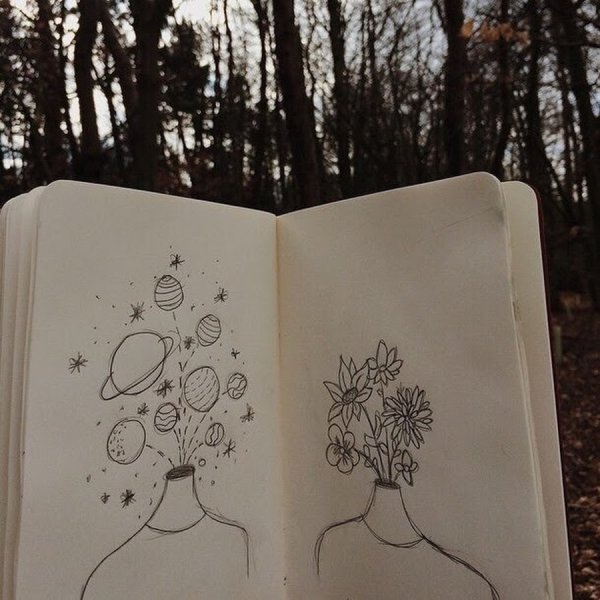 Прикольные идеи для скетчбука