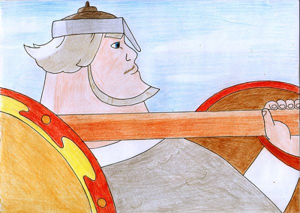 Былинные герои Добрыня Никитич изо