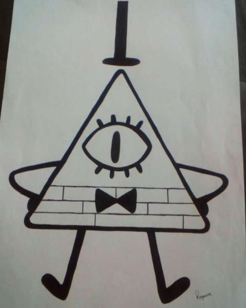 Гравити Фолз рисунки Билла