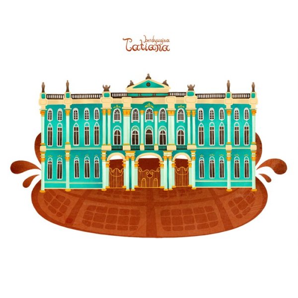 СПБ вектор Эрмитаж