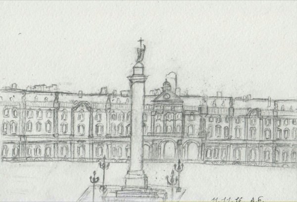 Зимний дворец Санкт-Петербург чертежи