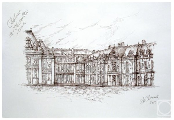 Зимний дворец Санкт-Петербург набросок