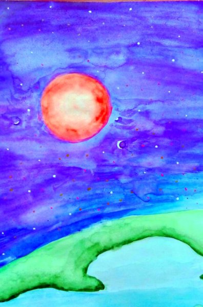 Рисование космос