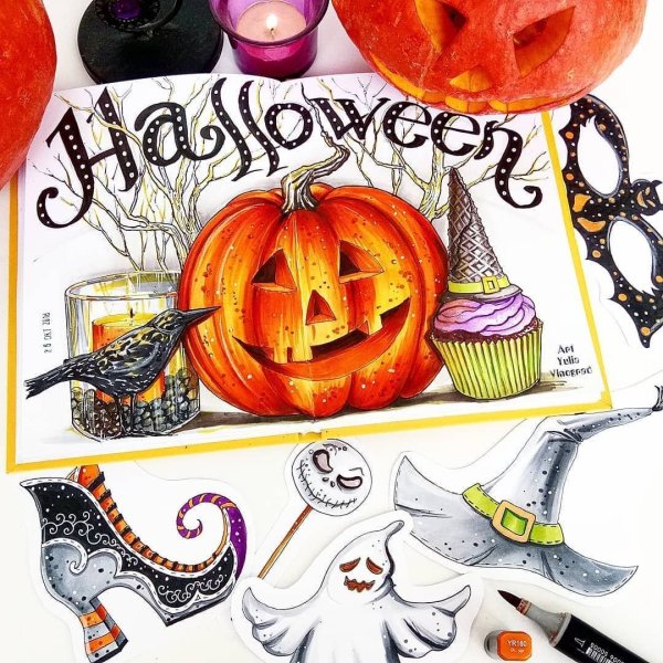 Рисунки на Хэллоуин