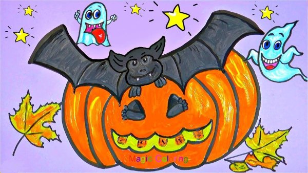 Раскраски на Хэллоуин страшные