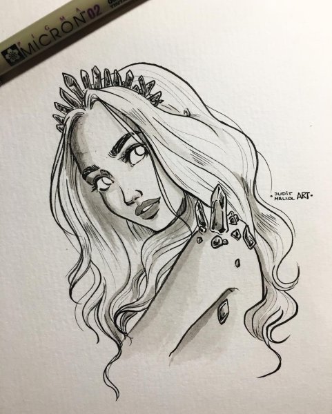 Наброски в скетчбуке