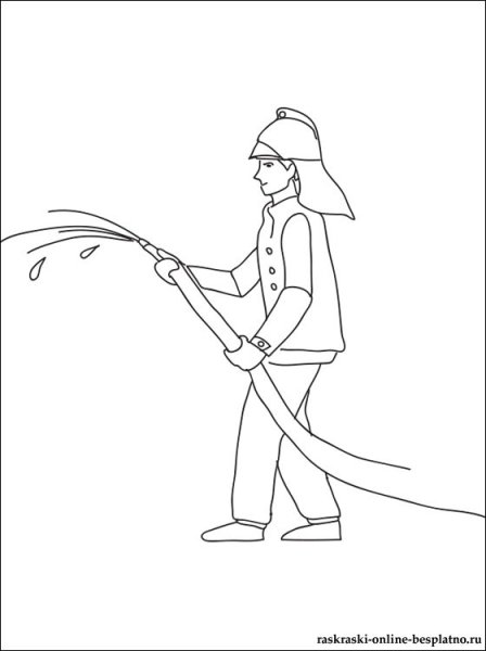 Врач раскраска для детей