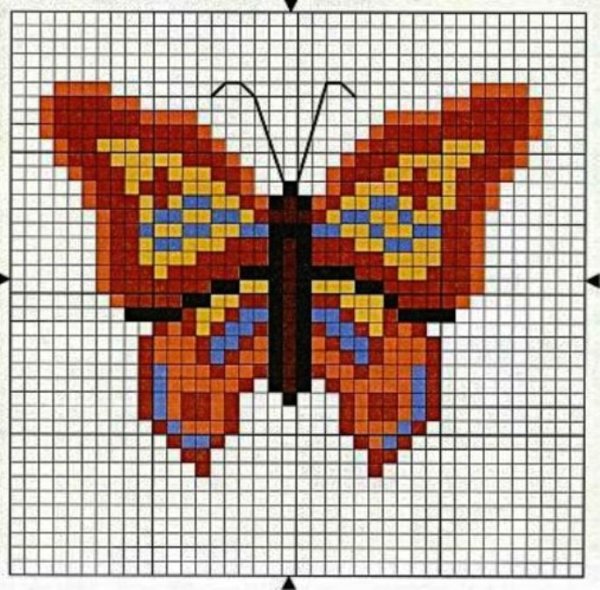 Вышивка крестиком легкие