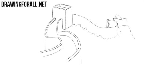 Китайская стена рисунок