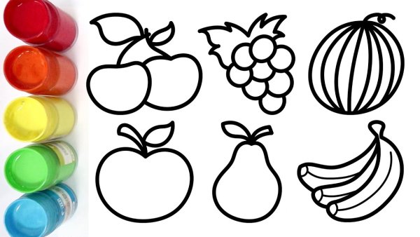 Фрукты для рисования