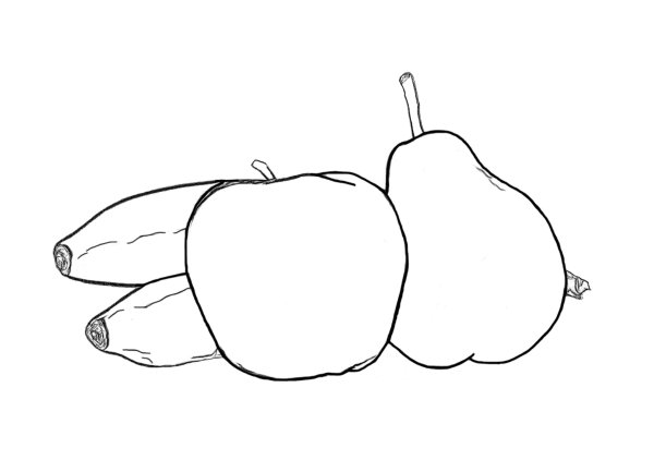 Фрукты рисунок