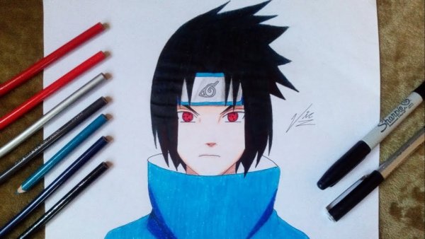 Раскраска Наруто Чиби