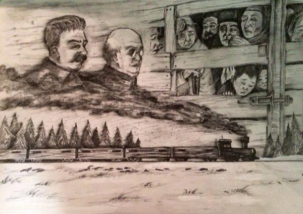 Депортация Калмыков в Сибирь