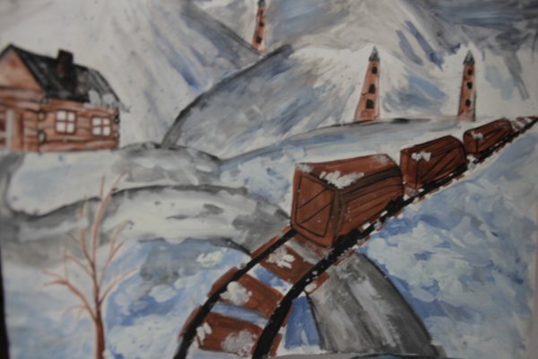 Рисунки узников фашистских концлагерей